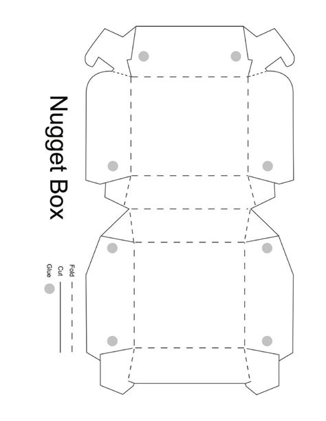 AliyaCrafts Nugget box in 2021 | Happy meal mcdonalds, Happy meal box, Box template printable