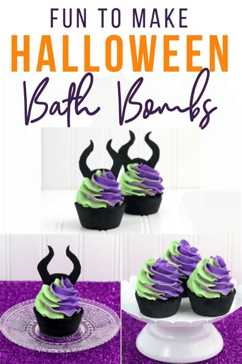 Easy Maleficent Halloween Bath Bombs • Low Carb Nomad