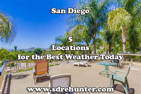 5 Locations for the Best San Diego Weather Today 2020 | 2021