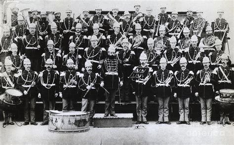 Marine Marching Band 1890 by Bettmann