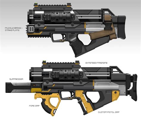 Helico PDW, Daryl Tan on ArtStation at https://www.artstation.com ...