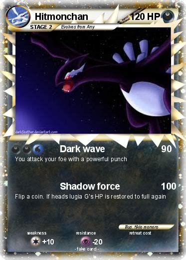 Pokémon Hitmonchan 33 33 - Dark wave 90 - My Pokemon Card