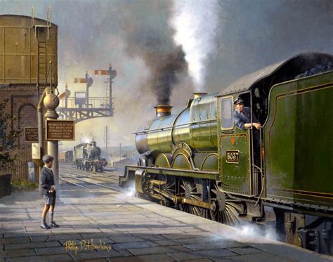 Guild of railway artists art gallery trains locomotives – Artofit