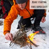 Billy Buckskin Fatwood Fire Starter Sticks, Easy & Safe Fire Starter ...