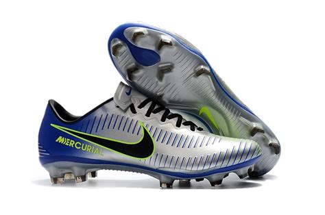 Nike Mercurial Vapor 11 XI Neymar FG- / Black / Racing Blue / Chrome / Volt