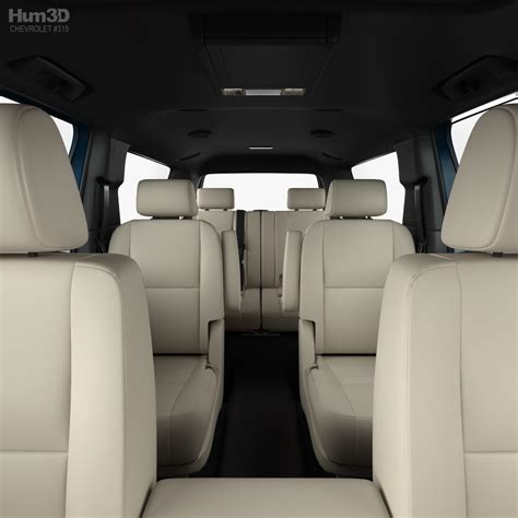 Chevrolet Suburban LTZ with HQ interior and engine 2017 3D model ...