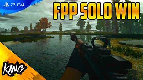 First Person Only Solo Win! PUBG PS4 Gameplay! - YouTube