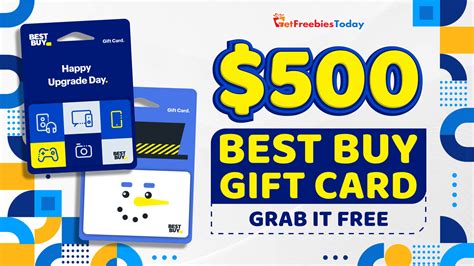 Free $500 Best Buy Gift Card | GetFreebiesToday.com