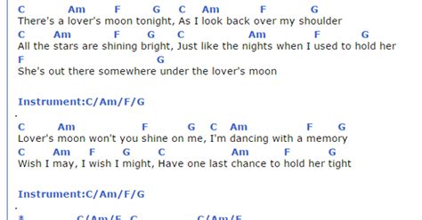 คอร์ด เนื้อเพลง Lover moon Glenn Frey Chordza | คอร์ด เนื้อเพลง กีต้าร์ ...