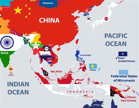 2,660 Asia Pacific Map Flags Images, Stock Photos, 3D objects, & Vectors | Shutterstock