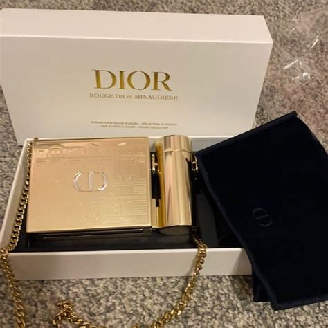 Dior Rouge Minaudiere Lipstick Case and Lipstick Set Holiday 2021 ...