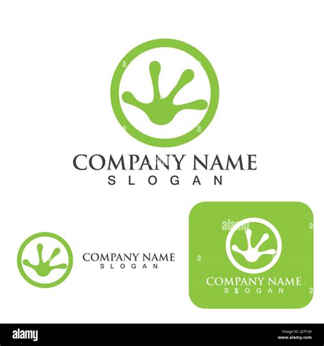 Frog logo green logo Stock Vector Image & Art - Alamy