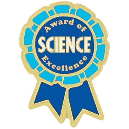 Science Award Pin - Award of Excellence Ribbon | Anderson's