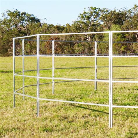 Top quantity galvanized heavy duty used horse fence panels 1.8X2.1M