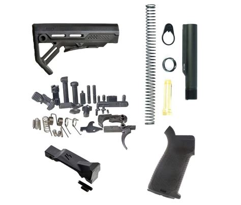 Strike Industries AR-15 Enhanced Lower Build Kit for .223/5.56 - Black ...