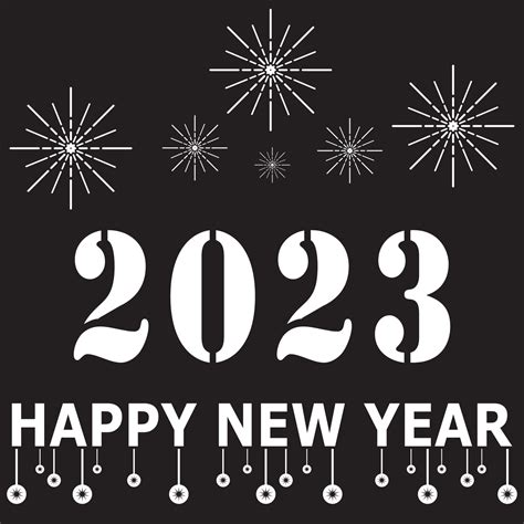 Happy New Year Logo Vector Illustration 14472883 Vector Art at Vecteezy