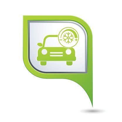 Car With Air Conditioner Icon On Map Pointer Stock Clipart | Royalty-Free | FreeImages