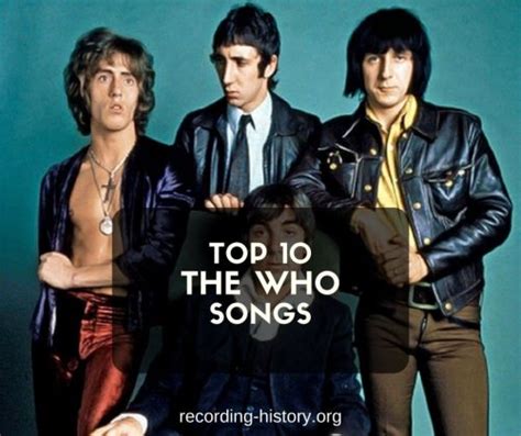 10+ Best The Who Songs & Lyrics - All Time Greatest Hits