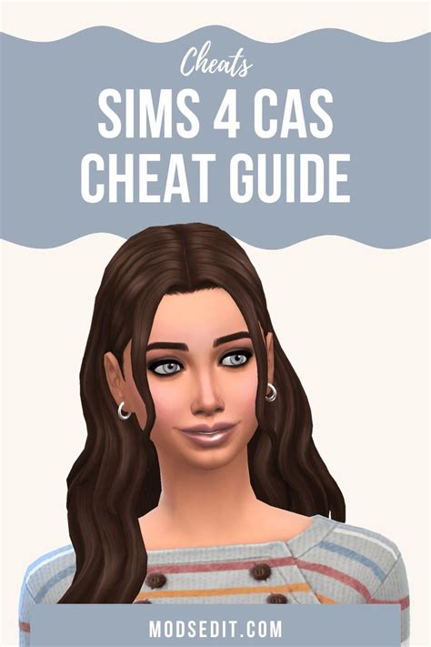 Sims 4 CAS Cheat ( CAS Full Edit Mode Cheat) in 2022 | Sims 4 cas, Sims 4, Sims