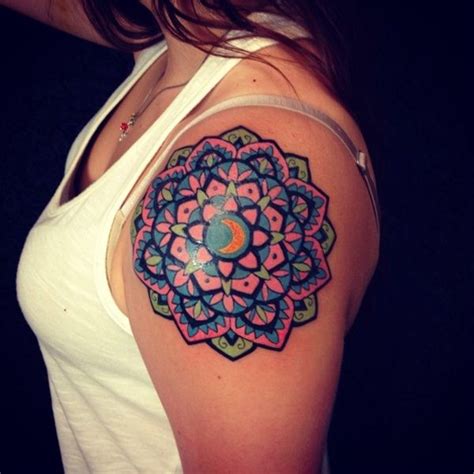 #tattoos for women #tattoo ideas | Color tattoo, Mandala tattoo, Trendy ...