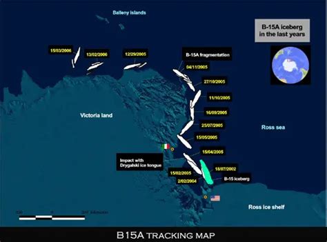 B15 Antarctic Iceberg | Global Greenhouse Warming