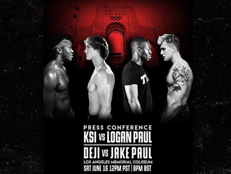 Logan Paul and KSI Set First Press Conference for Superfight