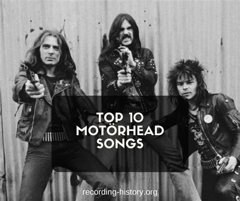 10+ Best Motörhead Songs & Lyrics - All Time Greatest Hits