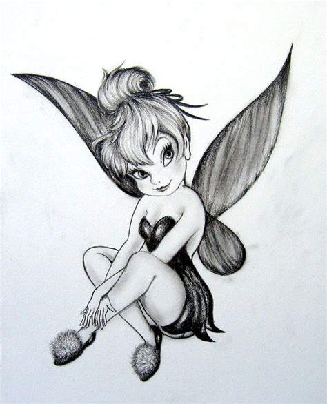 Tinkerbell Black and White Logo - LogoDix