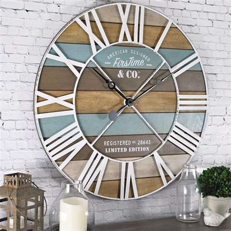 Beach Style Big Wall Clocks | DIY or Shop the Look - Seas Your Day