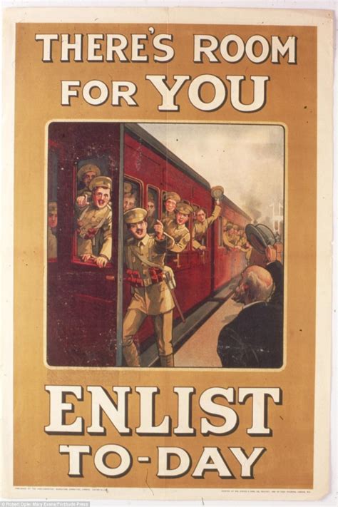 Striking World War One posters show how men were recruited | Daily Mail ...