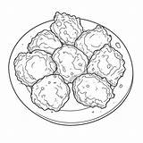 Fried Chicken coloring Page – Coloring Corner sketch template
