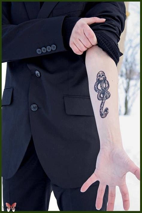 Draco Malfoy Dark Mark Tattoo by Blashina on DeviantArt | Dark mark tattoos, Harry potter dark ...