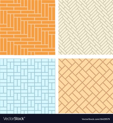 Seamless brick pattern for floor and wal Vector Image