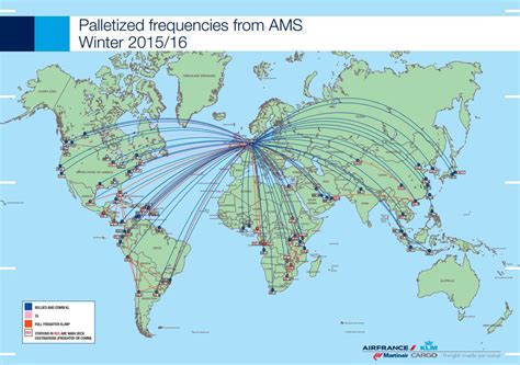 Air France Destinations Map