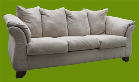 Uhuru Furniture & Collectibles: Contemporary Ultrasuede Sofa- SOLD