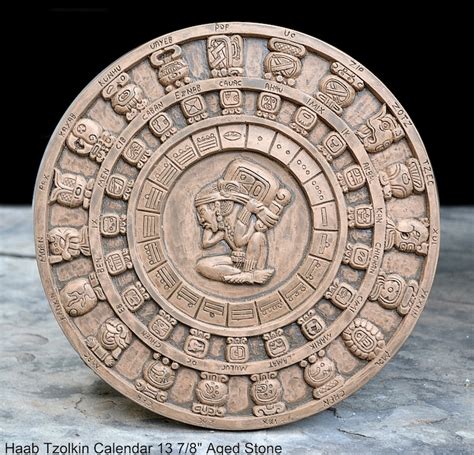 History MAYAN AZTEC Haab Tzolkin CALENDAR Sculptural Wall - Etsy