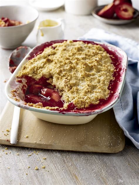 Mary Berry’s Delicious Plum Crumble | Crumble recipe, Plum crumble recipes, British baking show ...