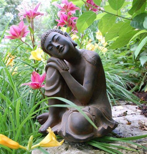 Buddha Garden Statues In Your Yard | Buddha garden, Garden statues, Meditation garden