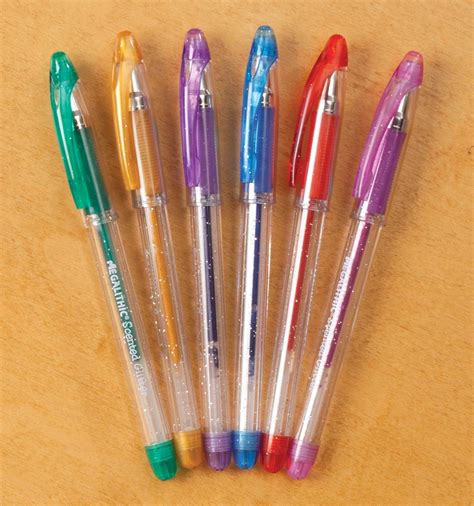 Scented Glitter Gel Pens, Set of 6 840853175025 | eBay