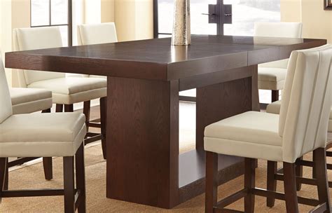 Antonio Extendable Rectangular Counter Height Dining Table from Steve Silver (AT700PB-AT700PT ...
