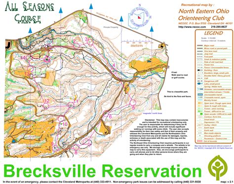 Brecksville All Seasons Course | Northeast Ohio Orienteering Club