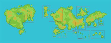 All Pokemon Regions World Map Official