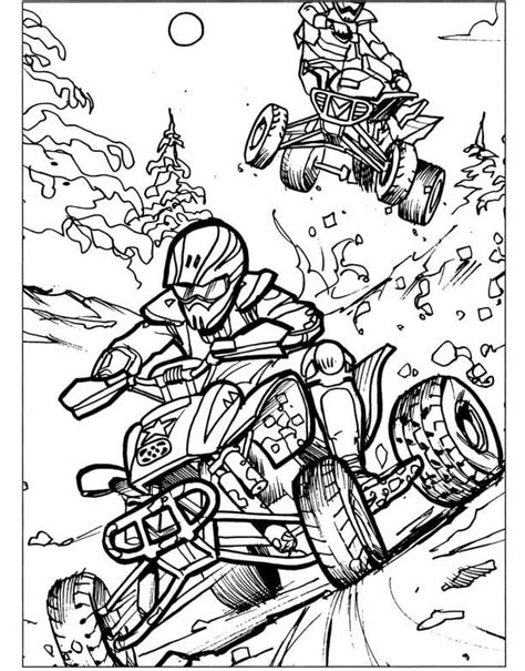 Honda TRX450 ATV Quad Coloring Page - Free Printable Coloring Pages for ...