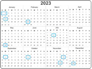 2023 USPS Holiday Calendar | U.S. Post Office Holidays - Printable Calendar Hub - 2025 Calendar