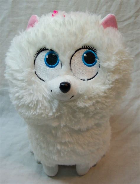 TY The Secret Life of Pets GIDGET WHITE DOG 9" Plush STUFFED ANIMAL Toy - Action Figures