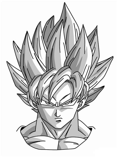 Goku Drawing Easy at PaintingValley.com | Explore collection of Goku ...