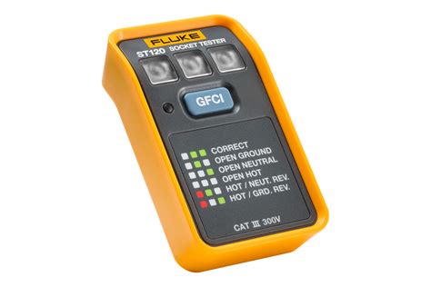 Fluke ST120 GFCI Socket Tester | Fluke