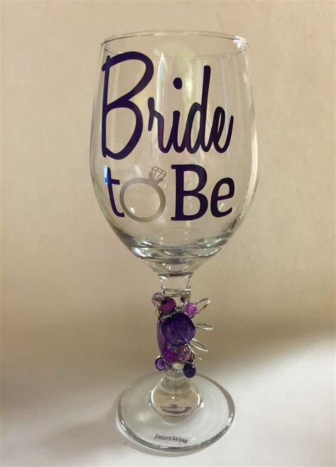 Bride To Be Wine Glass | Wedding wine glasses, Wine glass, Bride wine glass