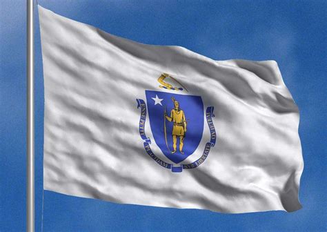 Massachusetts State Flags - Nylon & Polyester - 2' x 3' to 5' x 8'