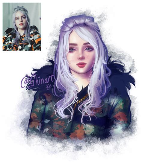 billie eilish fanart by Ghinarts on DeviantArt